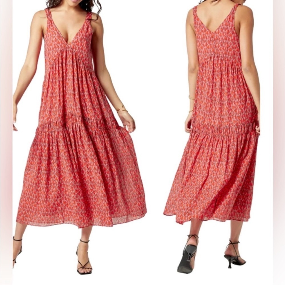 Joie Tea Rose Maxi Dress Size L
